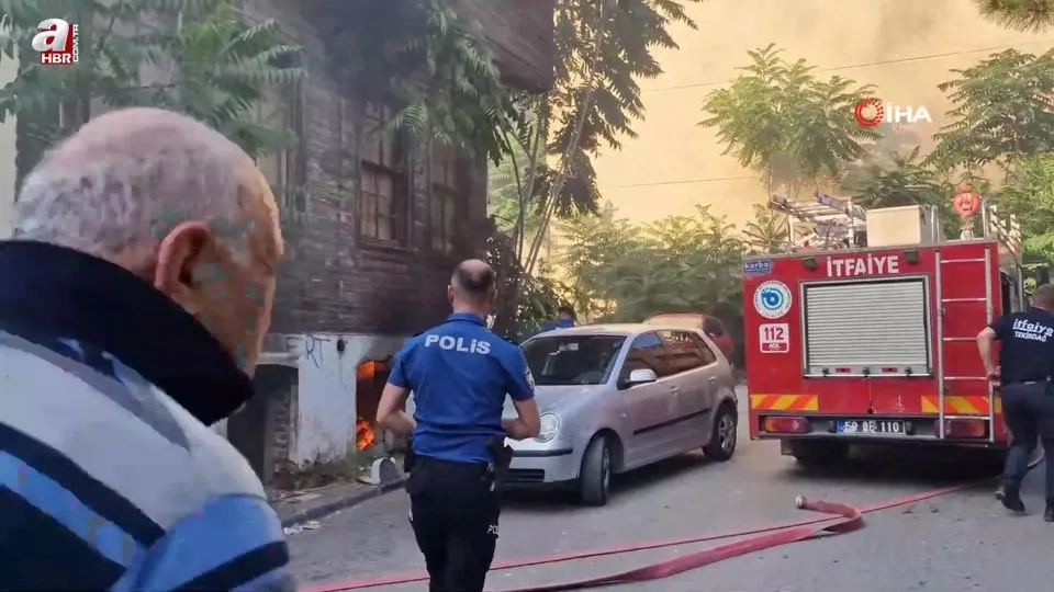 Tekirdağ’da metruk binada yangın paniği