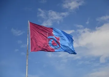 Trabzon'a dev Trabzonspor bayrağı