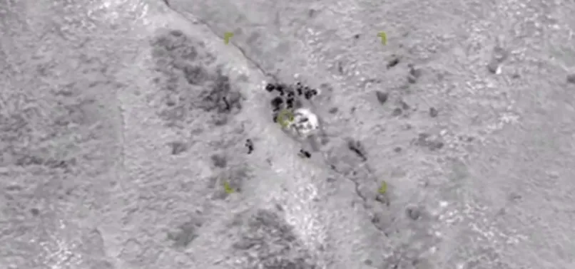 Azerbaycan Ordusu, Dağlık Karabağ’a desteğe giden Ermeni güçlerini imha etti! İşte o görüntüler