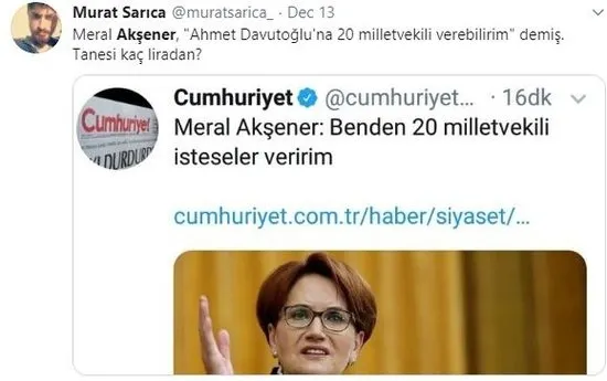 Akşener'in "20 vekil veririm" açıklaması sosyal medyada dalga konusu oldu - 3