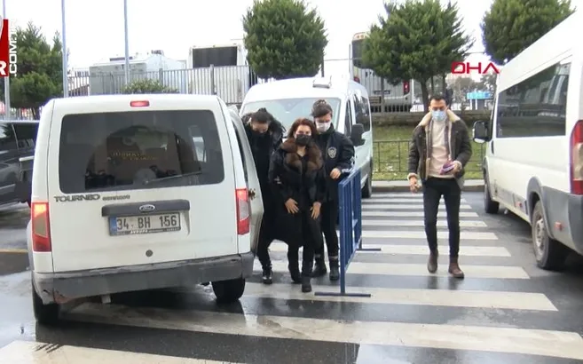 Sedef Kabaş Çağlayan Adliyesi’ne getirildi