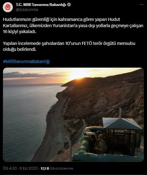 Yunanistan sınırında operasyon! 10’u FETÖ üyesi 16 kişi yakalandı