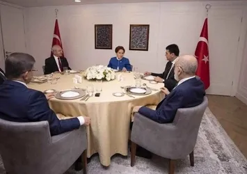 6'lı masa 11'inci kez bir arada! Gündem ilk kez cumhurbaşkanı adayı