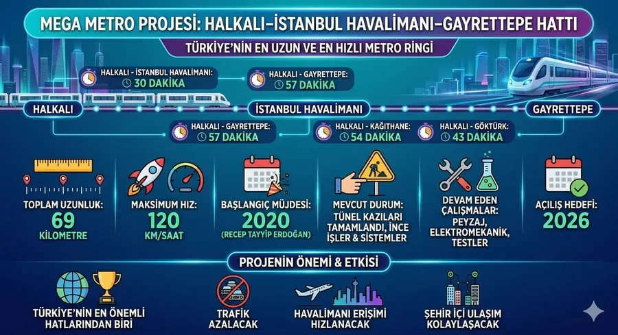 İstanbul hız koridoru açılıyor: Havalimanı hattında geri sayım - 1