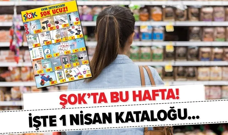 ŞOK'tan temizlik sürprizi! 1-7 Nisan 2020 ŞOK aktüel ürünler kataloğu dolu dolu! İşte ŞOK kataloğu...
