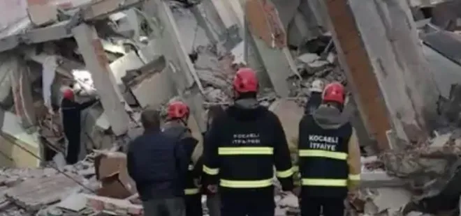 Gebze’de 5 katlı bina çöktü!