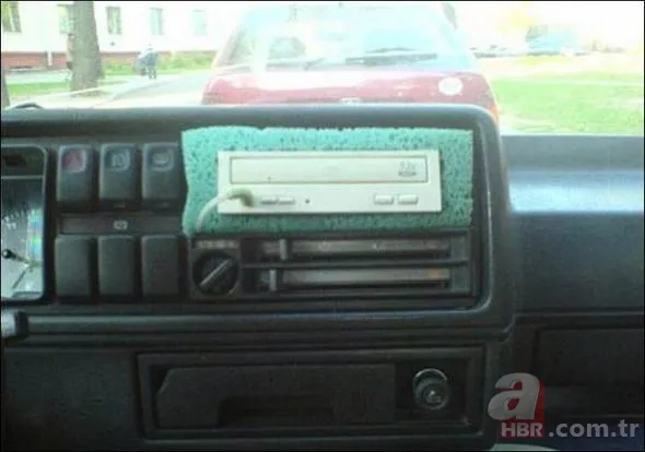 Kaza geçiren araçlarına öyle çözümler buldular ki... 23