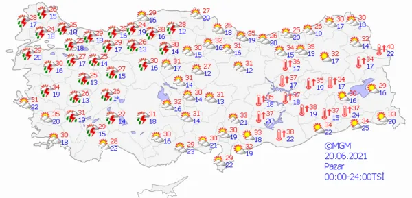 1624117800767.png Meteoroloji Genel Müdürlüğünden son dakika sağanak yağış uyarısı! İstanbul dahil çok sayıda ilde etkili olacak - 3