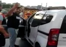 Kadına saldırdı! Otomobilin üzerine çıkıp...