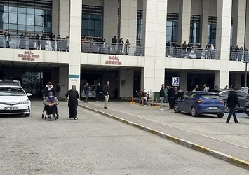 Edirne'de Sultan 1. Murat Devlet Hastanesi'nde yangın paniği