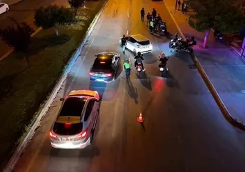 Mersin'de motosikletlilere sıkı takip