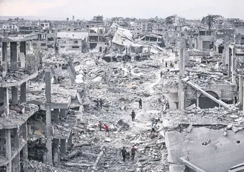 Katil İsrail Gazze’de 30 mahalleyi tamamen yok etti!