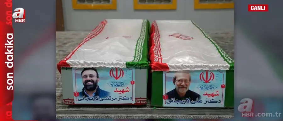 İran'da Ali Laricani için cenaze töreni! Binler katıldı 2