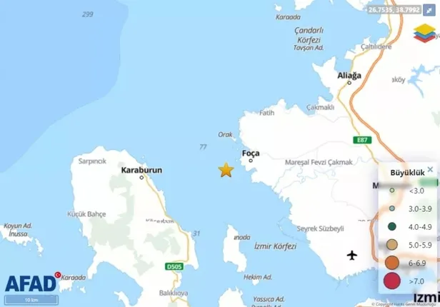 İzmir deprem son dakika 2023! 27 Şubat İzmir’de deprem mi oldu, kaç büyüklüğünde? AFAD ve Kandilli son depremler...