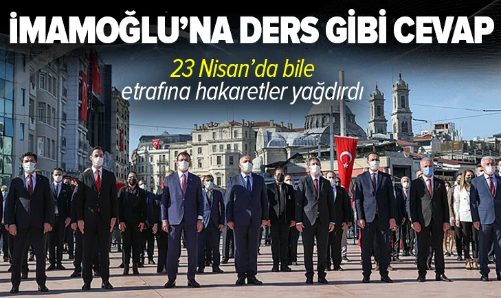 CHP'li İBB Başkanı Ekrem İmamoğlu 23 Nisan'da provokasyona kalkıştı! İstanbul Valiliği'nden İmamoğlu'na ders gibi cevap