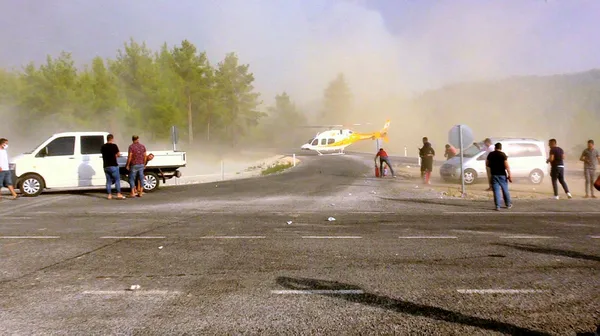 Antalya Manavgat'ta helikopterler peş peşe sorti yaptı! Yangınlar sönene kadar... - 5