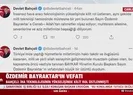 Özdemir Bayraktar’ın vefatı
