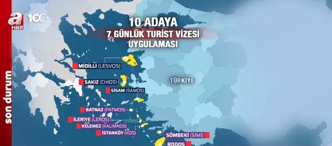 Hangi adalara vizeler kalktı? Türk turistlere 10 adaya 7 günlük vize muafiyeti