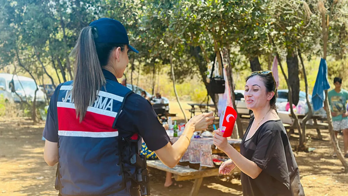 Milli Park ziyaretçilerine KADES bilgilendirmesi!