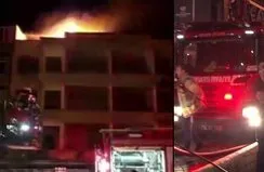 Kadıköy’de 5 katlı binada yangın!