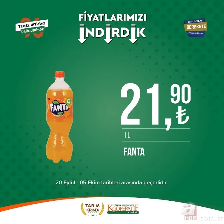 Tarım kredi market indirimleri 3 gün sonra bitiyor! 22.25 TL'ye Kırımızı Mercimek, 23.90 TL'ye dev Kağıt Havlu, 99.90 TL'ye Tuvalet Kağıdı, 114 TL'ye yer alıyor 16