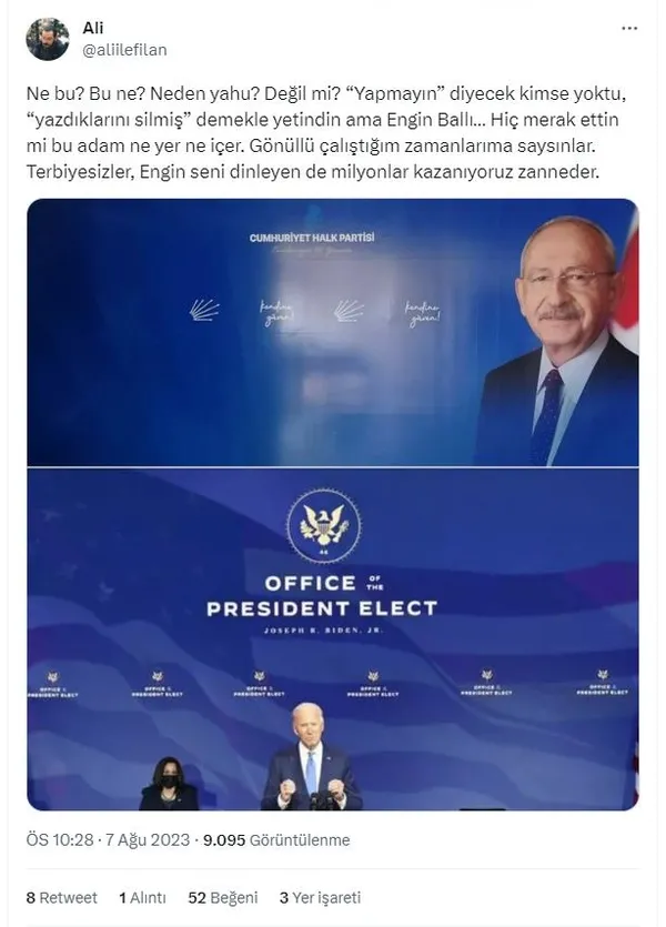 1691485271504.jpeg CHP’nin işten çıkardığı Ali Sinan Acıoğlu’ndan şoke eden iddialar: Eskort ayarlamaya çalışılıyor! Kılıçdaroğlu duydun mu? - 8