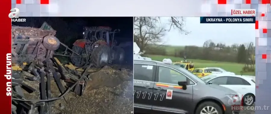 DÜNYANIN GÖZÜNÜ ÇEVİRDİĞİ NOKTA! A Haber Polonya - Ukrayna sınırında 15