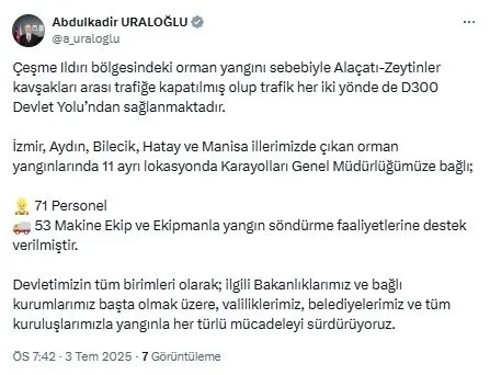 BAKAN URALOĞLU DUYURDU!