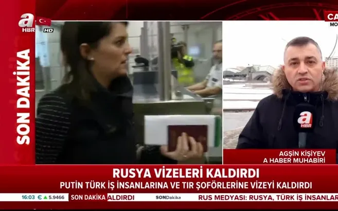 Son dakika Rusya Türkiye'ye vizeleri kaldırdı