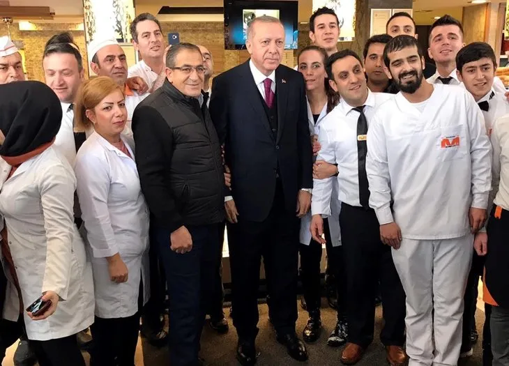 Başkan Erdoğan'a Erzurum'da sıcak karşılama