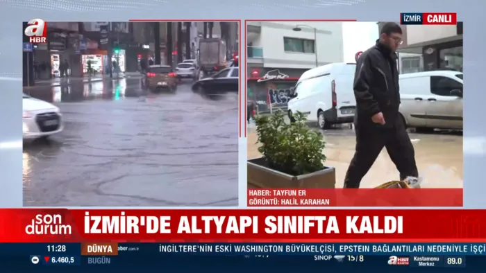 Beceriksizlik İzmir'i sular altında bıraktı! A Haber vatandaşın isyanını ekranlara taşıdı - 3