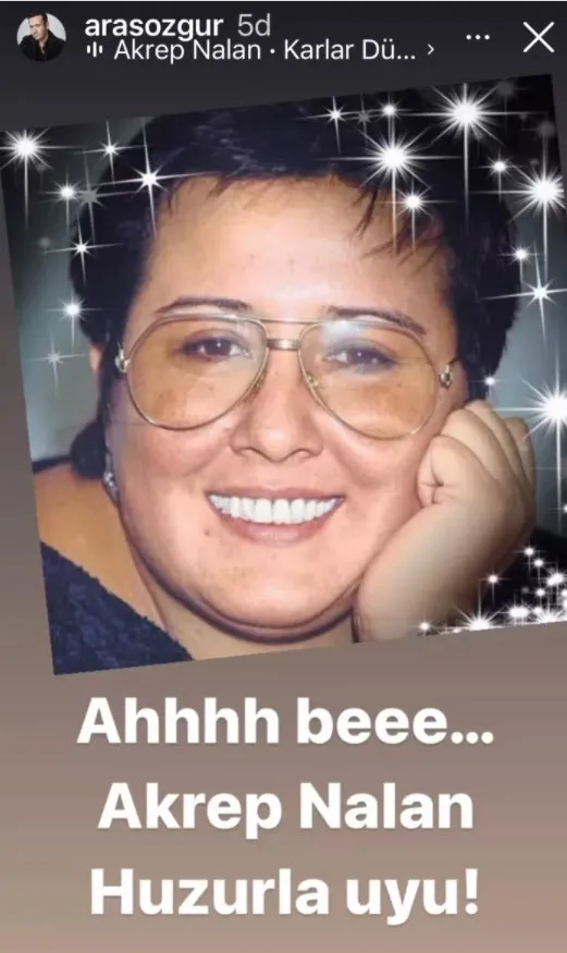 Son dakika: Akrep Nalan lakaplı Füsun Nalan Açın hayatını kaybetti