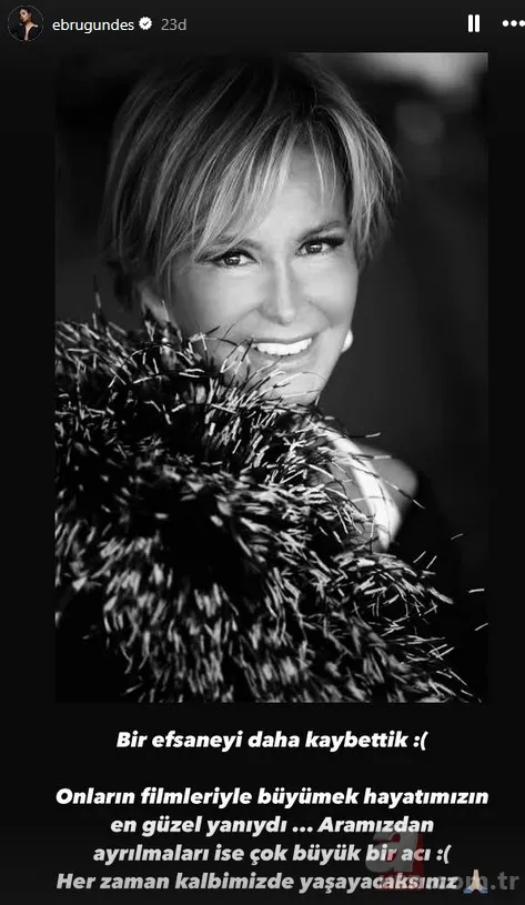 Yeşilçam'dan bir yıldız daha kaydı! Ünlülerden Filiz Akın'a taziye mesajları... 10