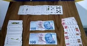Kumarbazlara suçüstü baskın
