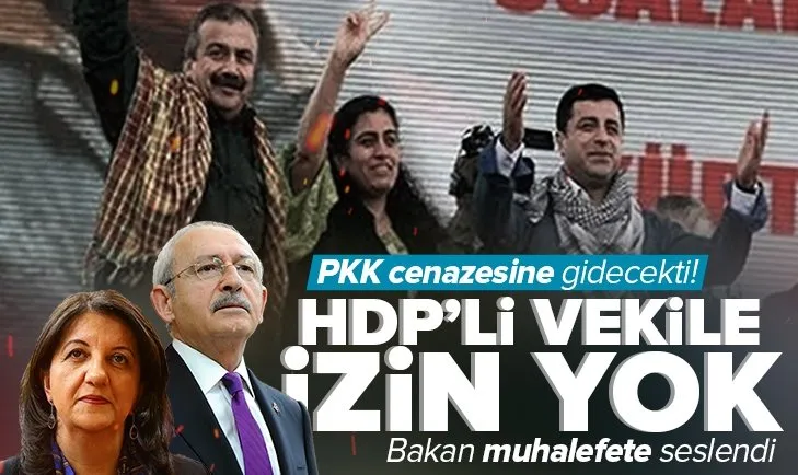 Van’daki terörist cenazesine katılmak isteyen HDP ve DBP’lilere izin verilmedi