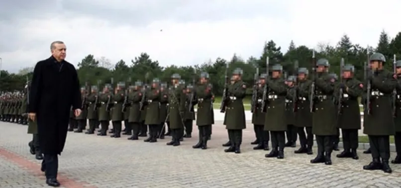 Cumhurbaşkanı Erdoğan'ı karşılayacak askeri tören mangasına operasyon