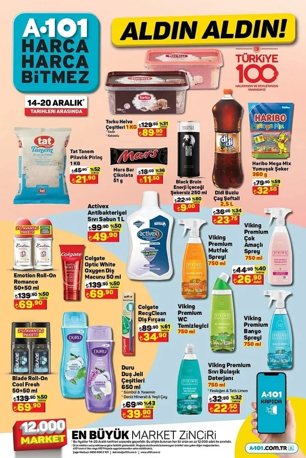 A101 16 Aralık aktüel indirim kataloğu yayınlandı! A101’e 125 CC Benzinli Motosiklet, Toshiba smart TV, Duvar Tipi Isıtıcı ve daha fazlası satışta