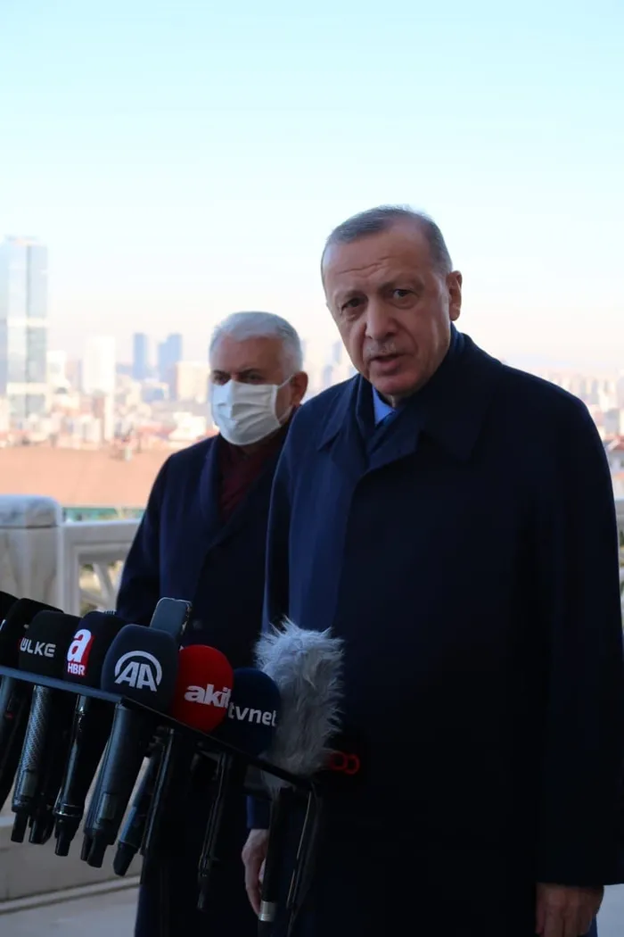 Son dakika: Başkan Erdoğan'ın karantinası bitti! Cuma namazı çıkışı önemli açıklamalar - 2