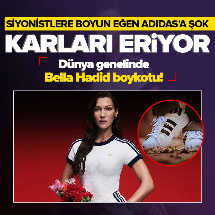 Dünya genelinde Adidasa Bella Hadid boykotu