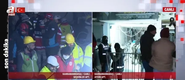 Depremin 9. gününde Kahramanmaraş’ta 6 can için büyük çaba