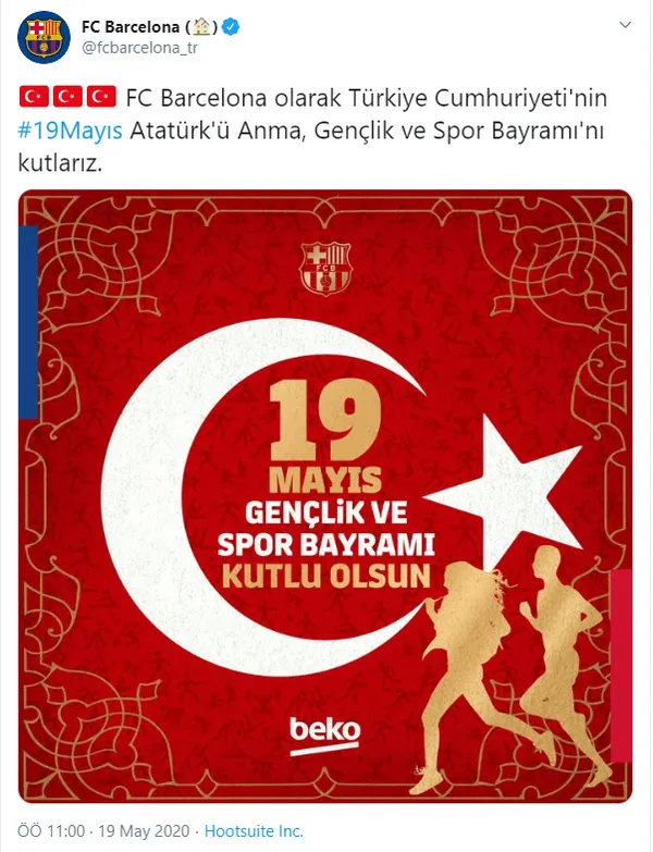 Barcelona 19 Mayıs'ı kutladı - 1