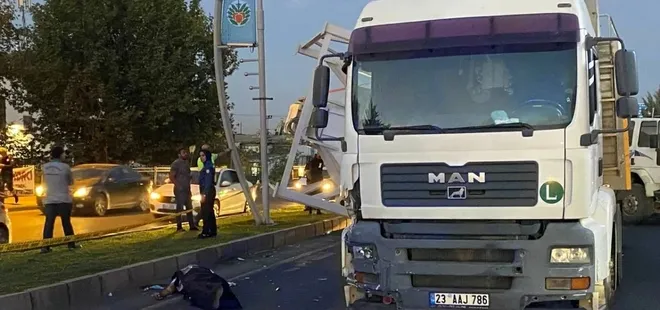 Malatya'da tırın çarptığı yaya öldü