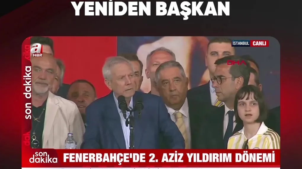AZİZ YILDIRIM YENİDEN BAŞKAN