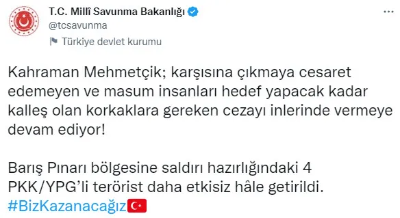son-dakika-baris-pinari-bolgesinde-4-terorist-olduruldu-1668409288010.jpg Son dakika: Barış Pınarı bölgesinde 4 terörist öldürüldü! Suriye'de PKK operasyonları devam ediyor - 1