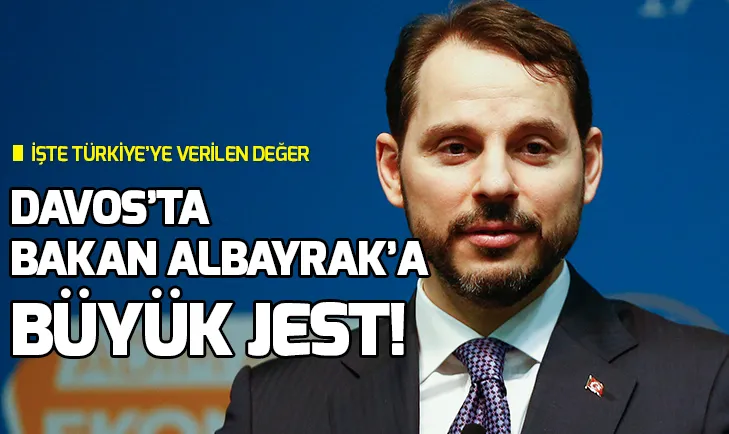 Davos’ta Prof. Dr. Klaus Schwab’tan Bakan Albayrak’a jest