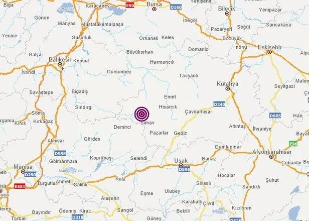 Son dakika: Kütahya'da 3,4 büyüklüğünde deprem - 1
