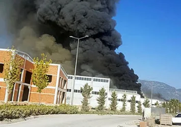 Son dakika: Antalya OSB'de fabrika yangını