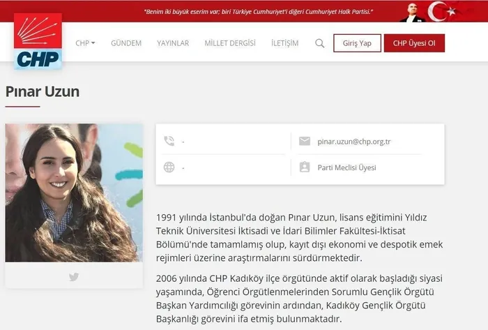CHP’li bir küfürbaz daha ifşa oldu! Pınar Uzun’un skandal tweetleri ortaya çıktı