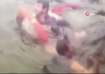 İstanbul Boğazı'nın ortasında can pazarı