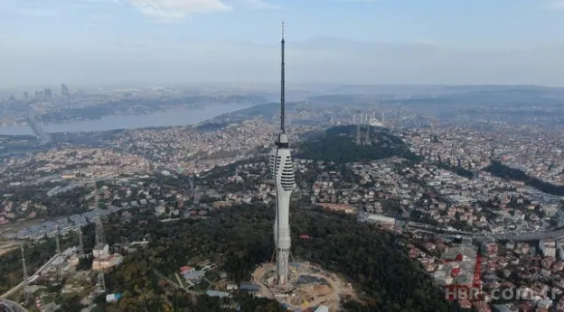 Çamlıca Kulesi'nde geri sayım başladı! Son parçaları yerleştiriliyor... 11